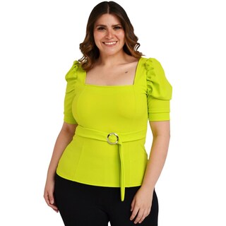 Foto 1 | Foto 1 | Blusa Roman Fashion color Verde para Mujer