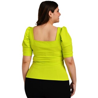 Foto 3 | Foto 3 | Blusa Roman Fashion color Verde para Mujer