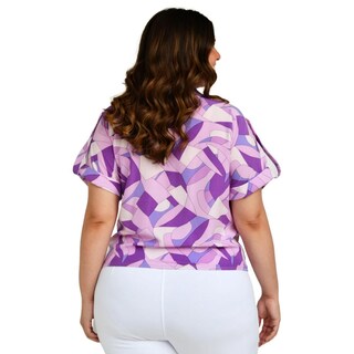 Foto 3 | Foto 3 | Blusa con Moño Roman Fashion color Púrpura para Mujer