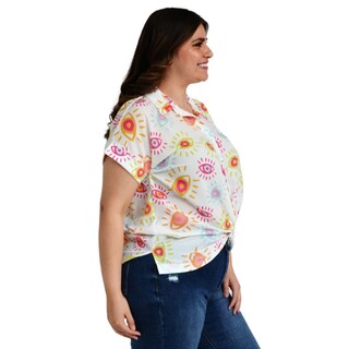 Foto 2 | Foto 2 | Blusa con Nudo Roman Fashion BL-EXO-1965-BLANCO color Blanco