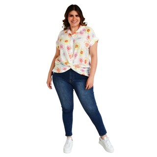 Foto 5 | Foto 5 | Blusa con Nudo Roman Fashion BL-EXO-1965-BLANCO color Blanco