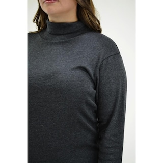 Foto 4 | Foto 4 | Blusa Cuello De Tortuga Roman Fashion/ Tallas Extras, 316 (gris Oscuro) Gris Oscuro