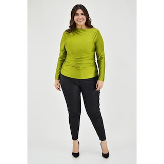 Foto 6 | Foto 6 | Blusa Roman Fashion Verde para Mujer