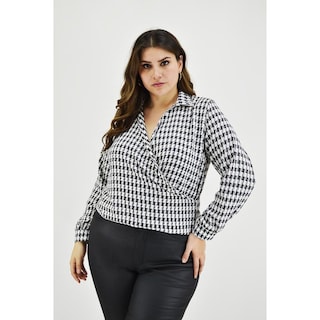 Foto 1 | Foto 1 | Blusa Roman Fashion color Blanco para Mujer