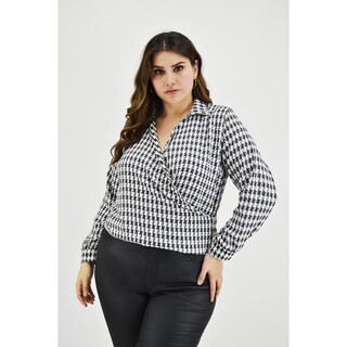 Foto 1 | Foto 1 | Blusa Roman Fashion color Blanco para Mujer