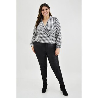 Foto 5 | Foto 5 | Blusa Roman Fashion color Blanco para Mujer