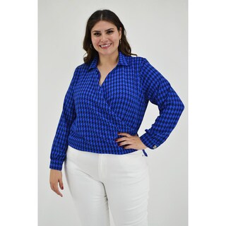 Foto 1 | Foto 1 | Blusa Cruzada Roman Fashion 1835 Azul