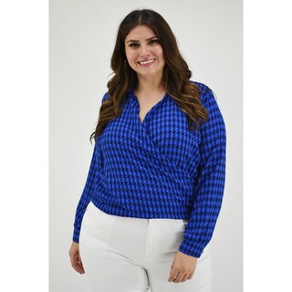 Foto 2 | Foto 2 | Blusa Cruzada Roman Fashion 1835 Azul