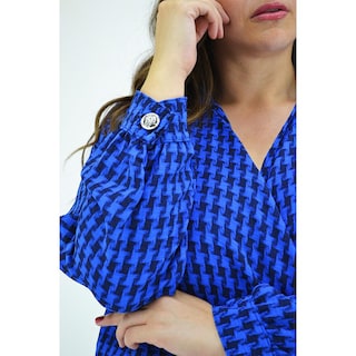 Foto 4 | Foto 4 | Blusa Cruzada Roman Fashion 1835 Azul