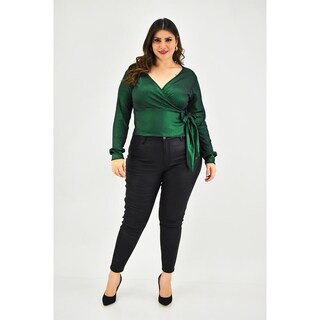 Foto 6 | Foto 6 | Blusa Roman Fashion Verde para Mujer