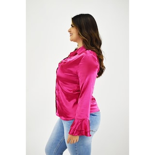 Foto 2 | Foto 2 | Blusa Roman Fashion Rosa para Mujer