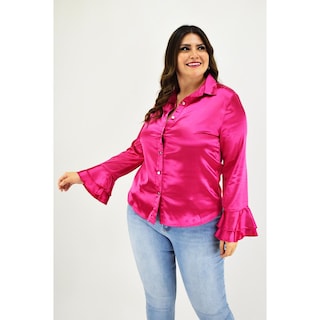 Foto 5 | Foto 5 | Blusa Roman Fashion Rosa para Mujer