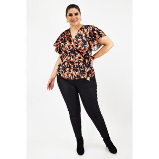 Foto 6 | Foto 6 | Blusa Manga Mariposa Roman Fashion Tallas Extras 1840 Negro