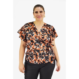 Foto 1 | Foto 1 | Blusa Manga Mariposa Roman Fashion Tallas Extras 1840 Negro