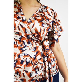 Foto 4 | Foto 4 | Blusa Manga Mariposa Roman Fashion Tallas Extras 1840 Blanco