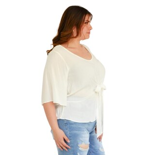 Foto 2 | Foto 2 | Blusa Roman Fashion Blanca para Mujer