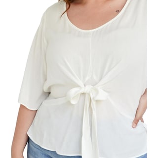 Foto 4 | Foto 4 | Blusa Roman Fashion Blanca para Mujer