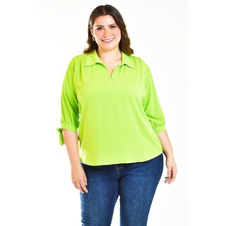 Foto 1 | Foto 1 | Blusa Roman Fashion Verde para Mujer