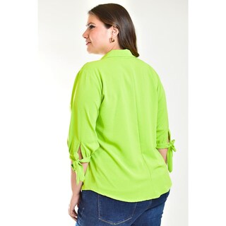 Foto 3 | Foto 3 | Blusa Roman Fashion Verde para Mujer