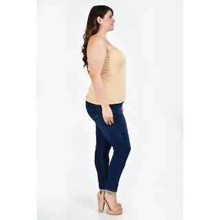 Foto 2 | Foto 2 | Camiseta Básica de Tirantes Roman Fashion Nude Tallas Extras para Mujer