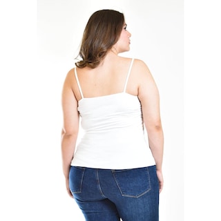 Foto 3 | Foto 3 | Camiseta Básica De Tirantes Roman Fashion /tallas Extras, 001 (blanco) Blanco