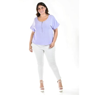 Foto 6 | Foto 6 | Blusa Roman Fashion Lila para Mujer
