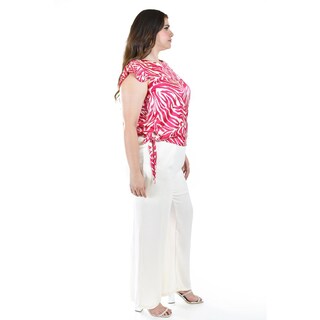 Foto 2 | Foto 2 | Blusa Estampado Zebra Roman Fashion/ Tallas Extras, 4048 (fiusha) Multicolor