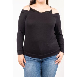 Foto 4 | Foto 4 | Blusa Diseño Doble Prenda Roman Fashion /tallas Extras, 1130 (negro) Negro