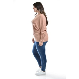 Foto 2 | Foto 2 | Blusa Con Manga Kimino Roman Fashion /tallas Extras, 1041 (cafe) Cafe