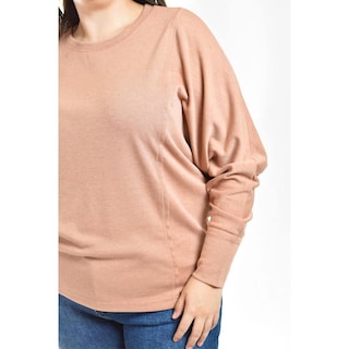Foto 4 | Foto 4 | Blusa Con Manga Kimino Roman Fashion /tallas Extras, 1041 (cafe) Cafe