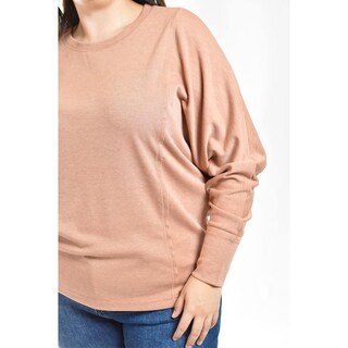 Foto 4 | Foto 4 | Blusa Con Manga Kimino Roman Fashion /tallas Extras, 1041 (cafe) Cafe