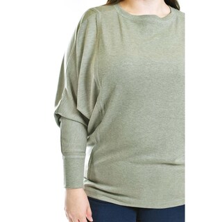 Foto 4 | Foto 4 | Blusa con Manga Kimono Roman Fashion Tallas Extras 1041 Verde