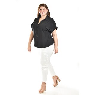 Foto 2 | Foto 2 | Blusa Casual Manga Corta Roman Fashion Negro