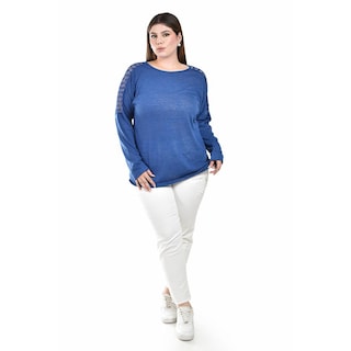 Foto 5 | Foto 5 | Blusa de Manga Larga con Encaje Roman Fashion para Mujer