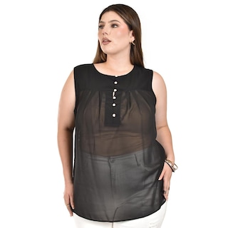 Foto 1 | Foto 1 | Blusa sin Mangas Roman Fashion para Mujer