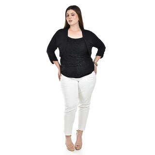 Foto 4 | Foto 4 | Blusa de Encaje con Torerita Roman Fashion para Mujer