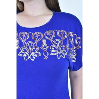 Foto 4 | Foto 4 | Blusa Manga Corta Roman Fashion para Mujer