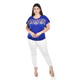 Foto 5 | Foto 5 | Blusa Manga Corta Roman Fashion para Mujer