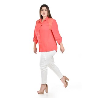 Foto 2 | Foto 2 | Blusa con Detalles de Encaje Roman Fashion para Mujer