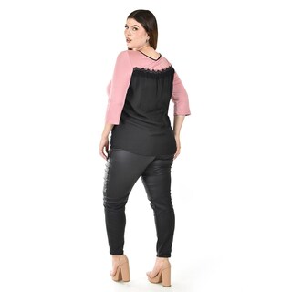 Foto 3 | Foto 3 | Blusa Roman Fashion Rosa para Mujer