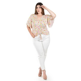 Foto 4 | Foto 4 | Blusa con Jareta Ajustable Roman Fashion para Mujer