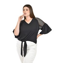 Blusa con Transparencias Roman Fashion para Mujer