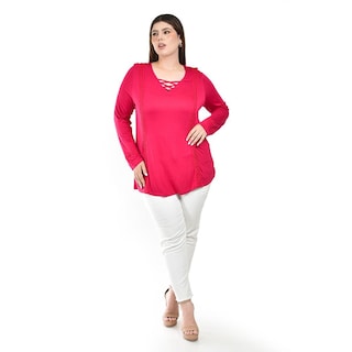 Foto 4 | Foto 4 | Blusa con Encaje y Escote Cruzado Roman Fashion para Mujer