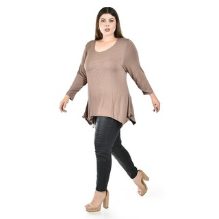 Foto 2 | Foto 2 | Blusa Asimétrica Roman Fashion para Mujer