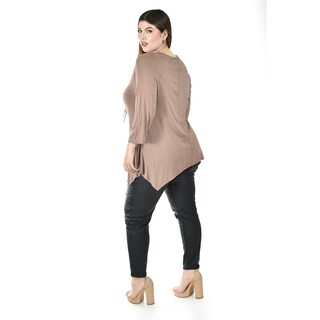 Foto 3 | Foto 3 | Blusa Asimétrica Roman Fashion para Mujer