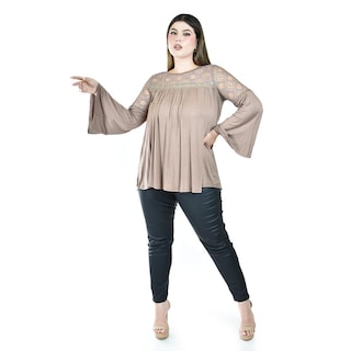Foto 1 | Foto 1 | Blusa de Manga Acampanada Roman Fashion para Mujer