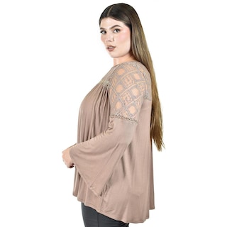 Foto 4 | Foto 4 | Blusa de Manga Acampanada Roman Fashion para Mujer