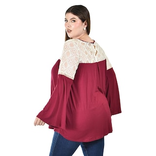 Foto 3 | Foto 3 | Blusa de Manga Acampanada Roman Fashion para Mujer