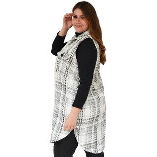 Foto 2 | Foto 2 | Chaleco Tweed Roman Fashion 7052 color Blanco