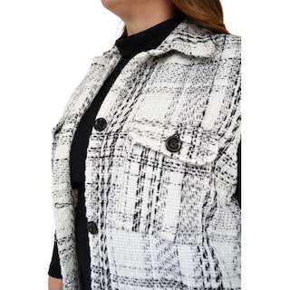 Foto 4 | Foto 4 | Chaleco Tweed Roman Fashion 7052 color Blanco